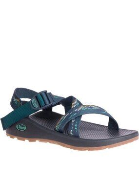 Chaco men's Z/Cloud sandals 10 gorpcore outdoor river hiking Scrap Navy teal tan